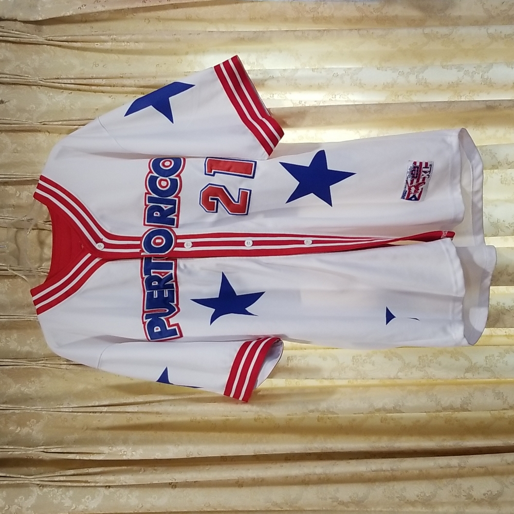 Retro Puerto Rico Baseball Jersey
